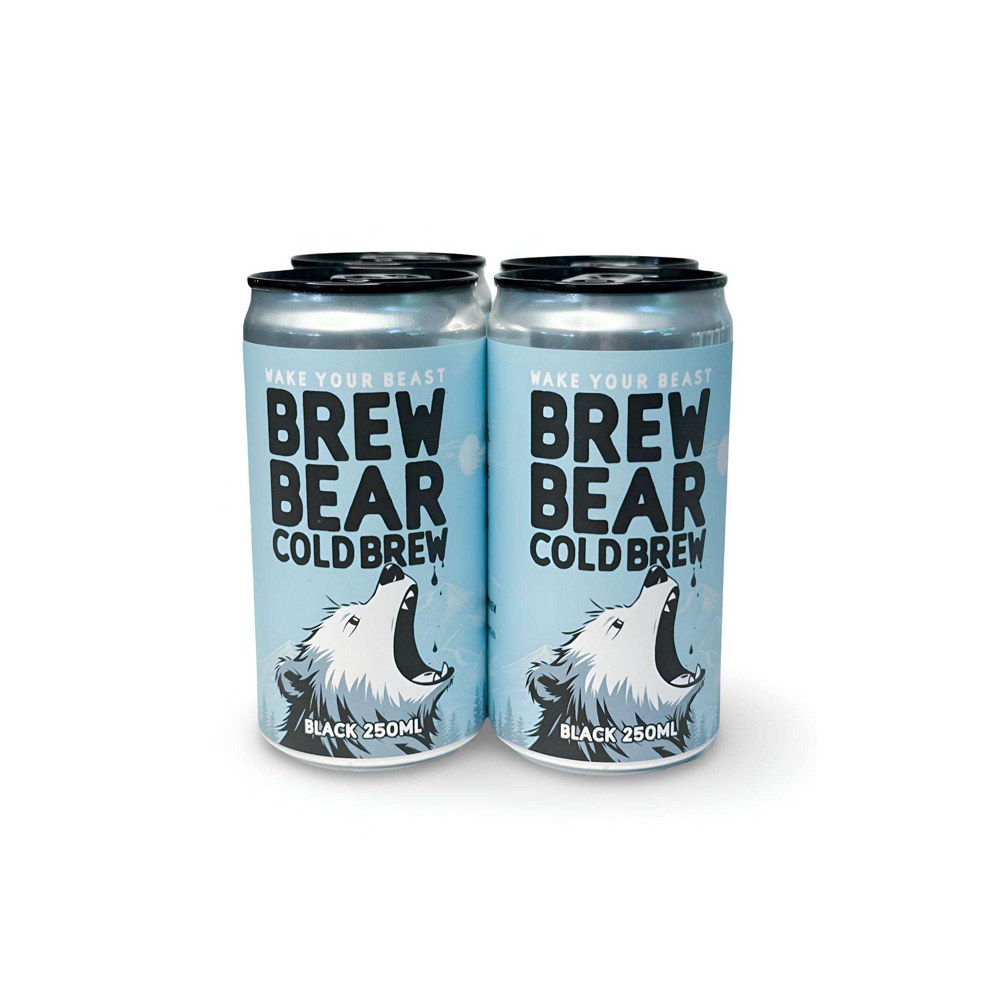 Cold Brew Coffee Cans - 4 Pack
